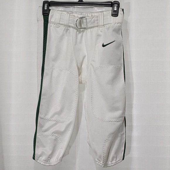 Nike Other - NIKE Alpha Elite Team Engineered Football Pants White / Green Striped Small NWT